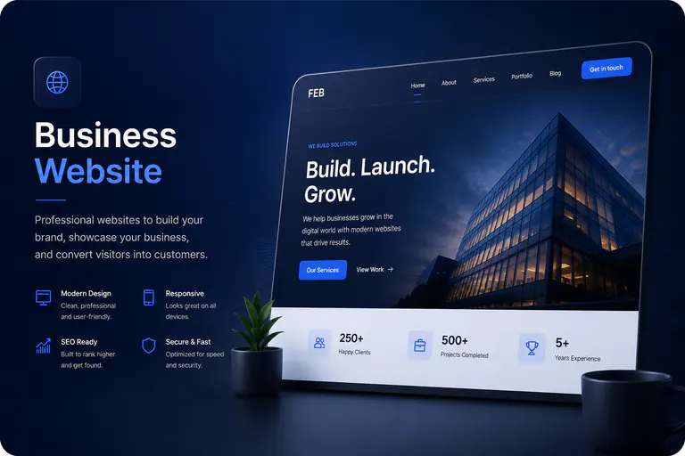 Business website development